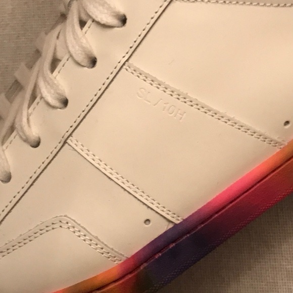 ❌SOLD❌Saint Laurent SL-10h high top sneakers size 10.5 - Picture 3 of 15